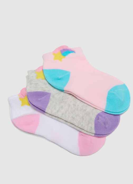 Ciorapi Scurti Multicolour Fete 3-10 Ani [2]