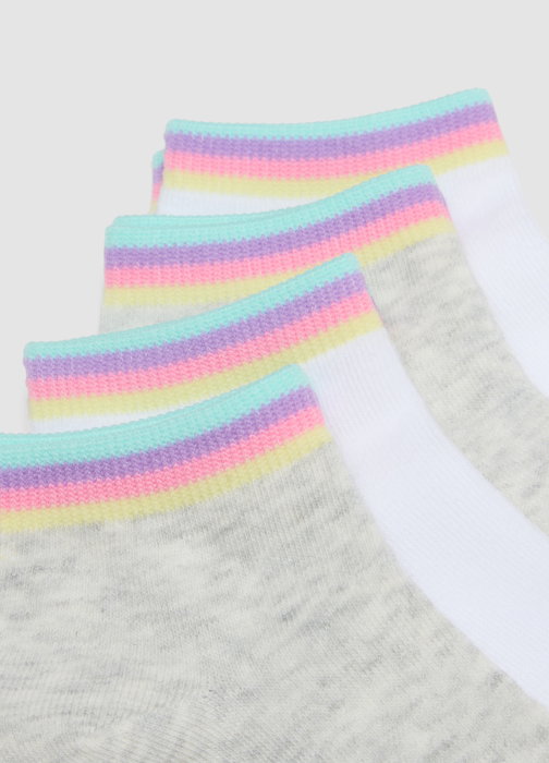 Ciorapi Scurti Multicolour Fete 3-10 Ani [3]