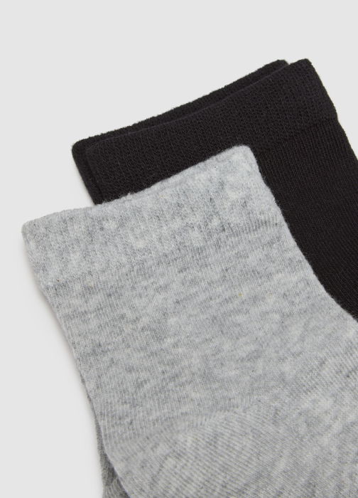 Ciorapi Scurti Negri/Albi Baieti 3-10 Ani [2]