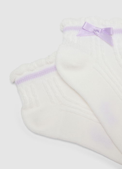 Короткие Носки Для Девочек White 3-10 Лет [3]