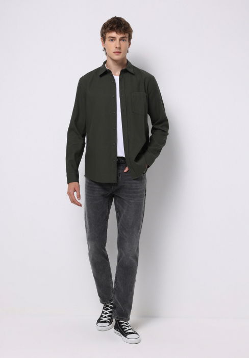 COLIN'S Blugi Gri Inchis 044 KARL Straight Barbati [1]