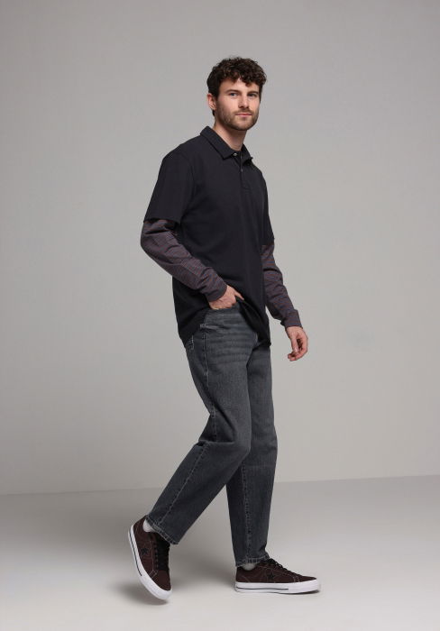 COLIN'S Мужские Джинсы Тёмные Серые 093 BORIS Baggy [3]