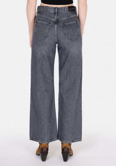 COLIN'S Blugi Gri Inchis 970 BERRY Wide Leg Femei [2]