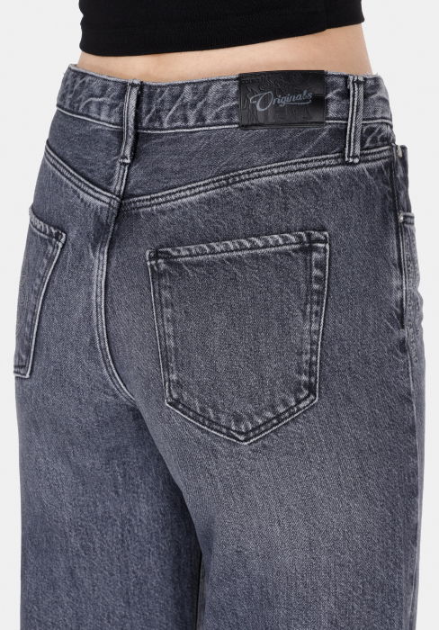 COLIN'S Blugi Gri Inchis 970 BERRY Wide Leg Femei [6]