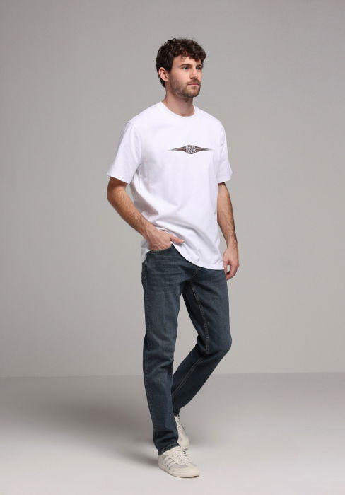 Blugi Navy 044 KARL Straight Barbati [3]