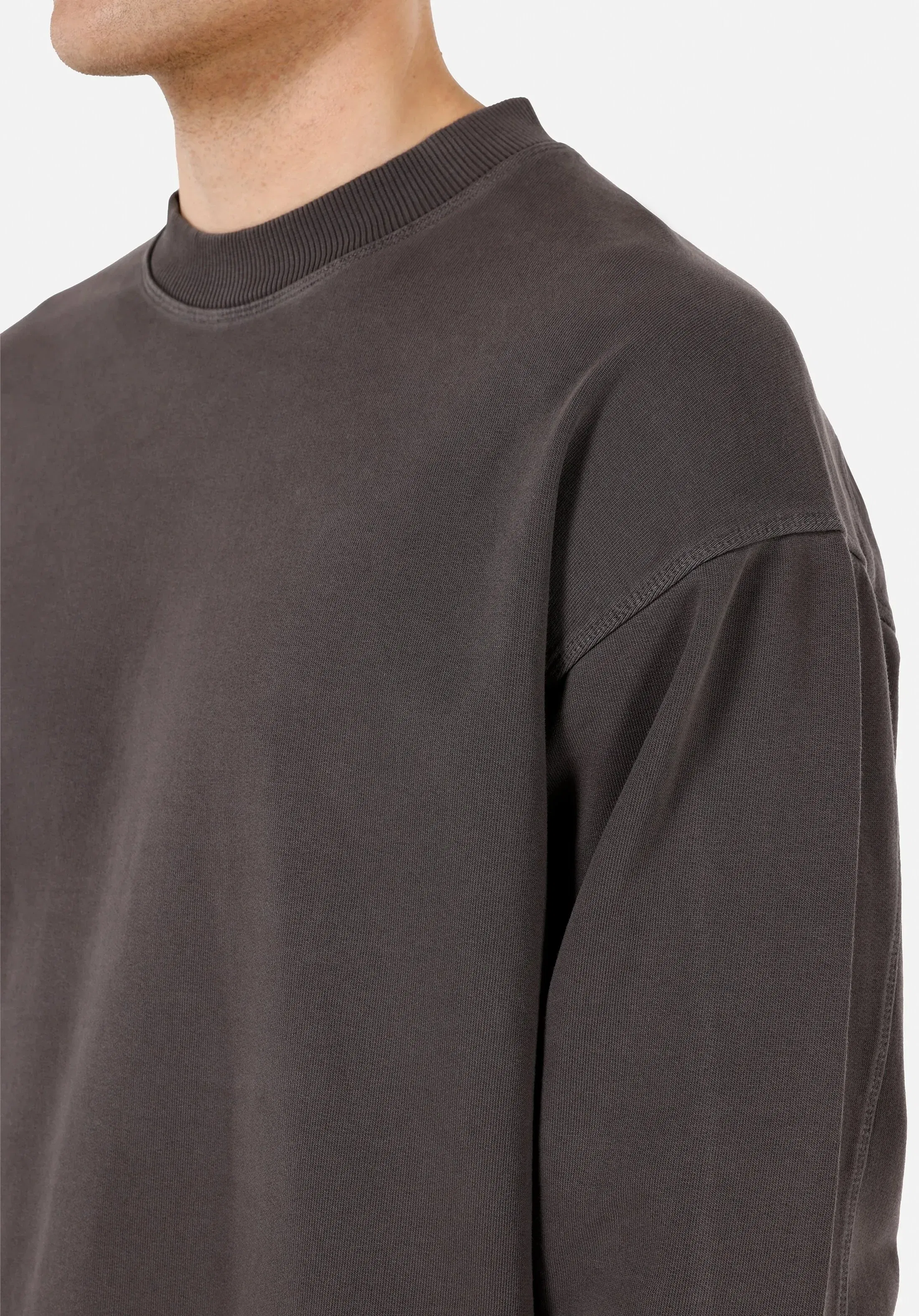 COLIN'S Bluza Gri Inchis Oversize Barbati [4]