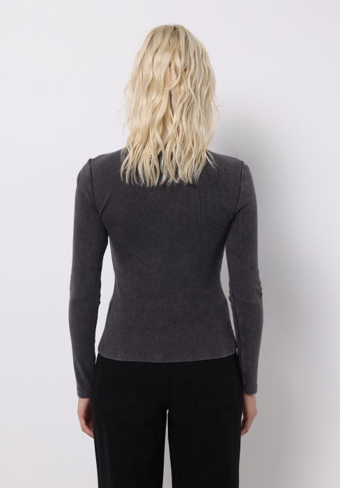 COLIN'S Bluza Gri Deschis Slim Femei [2]