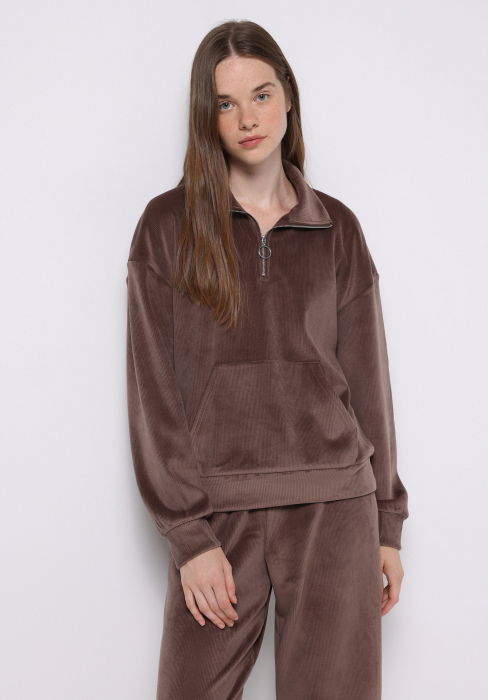 COLIN'S Женский Свитшот Коричневый Regular [2]