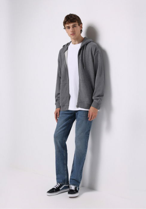 COLIN'S Bluza Gri Inchis Oversize Barbati [2]