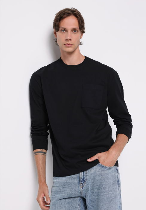 COLIN'S Bluza Neagra  Barbati [2]