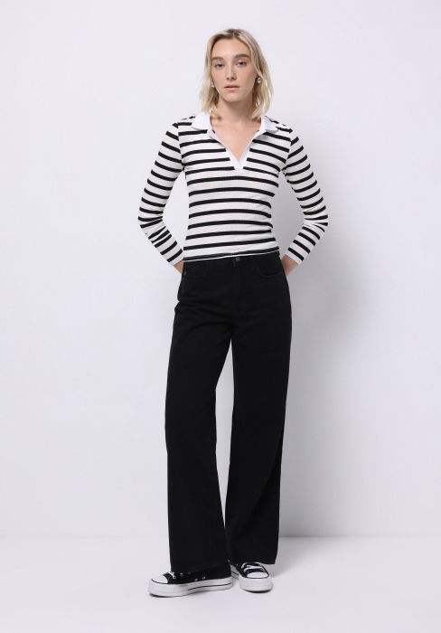 COLIN'S Bluza Neagra  Femei [3]