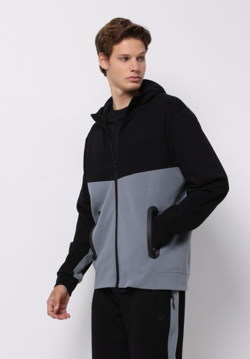 COLIN'S Bluza Neagra Regular Barbati [1]