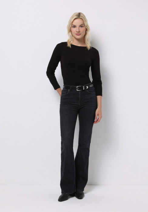 COLIN'S Bluza Neagra Regular Femei [3]