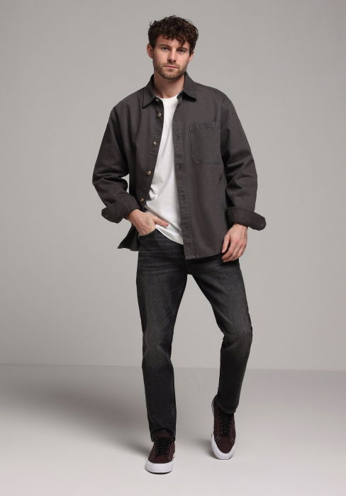 COLIN'S Мужская Рубашка Антрацитовая  [3]