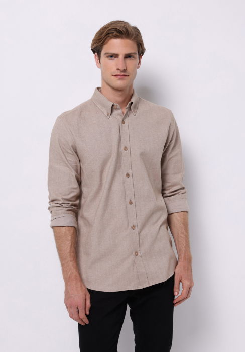 COLIN'S Рубашка Bej Regular [1]