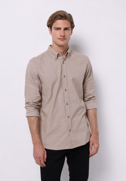 COLIN'S Camasa Bej Regular Barbati [1]