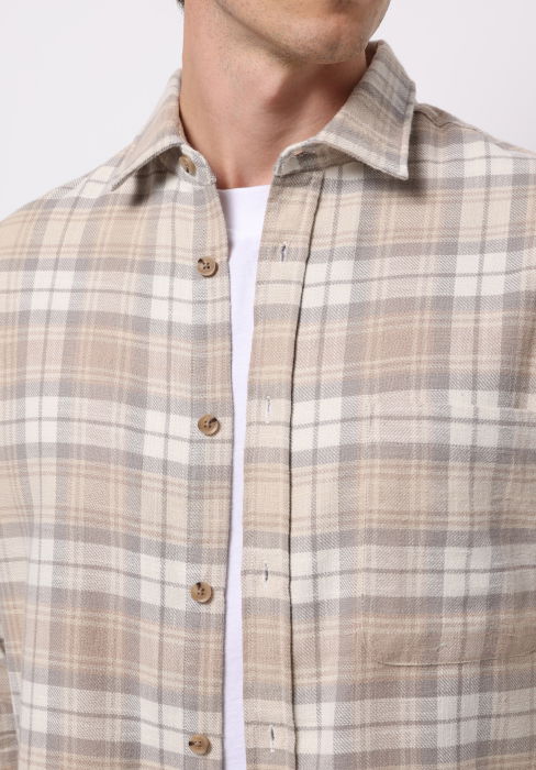 COLIN'S Camasa Bej Regular Barbati [3]