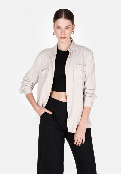 COLIN'S Женская Рубашка Кремовая Regular [1]