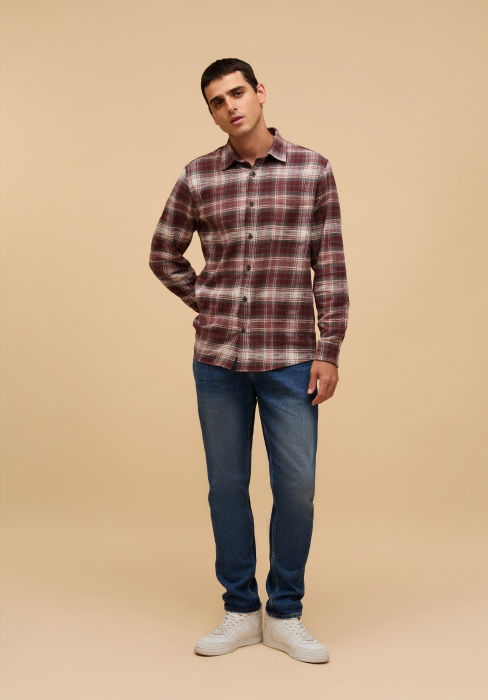 COLIN'S Camasa Rosie-Visinie Regular Barbati [3]