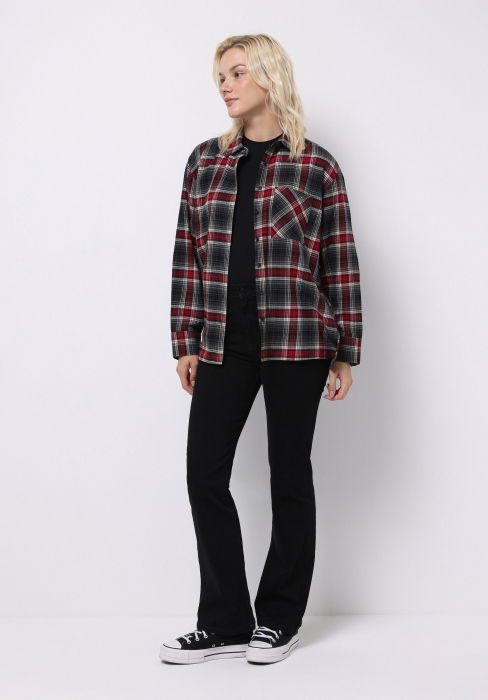 COLIN'S Рубашка Bordo Regular [3]