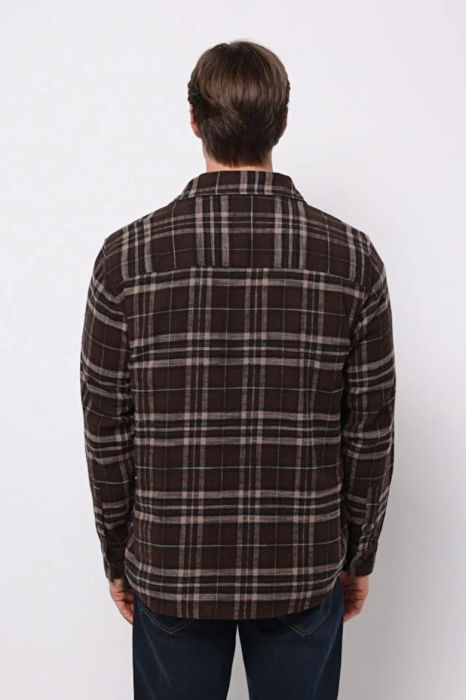 COLIN'S Мужская Рубашка Коричневая Comfort [3]