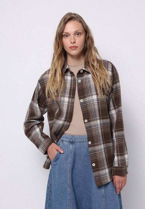 COLIN'S Camasa Cafenie Regular Femei [2]