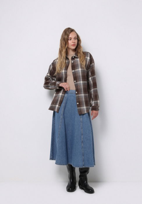 COLIN'S Camasa Cafenie Regular Femei [1]