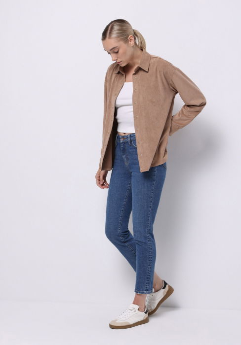 COLIN'S Женская Рубашка Коричневая  [3]