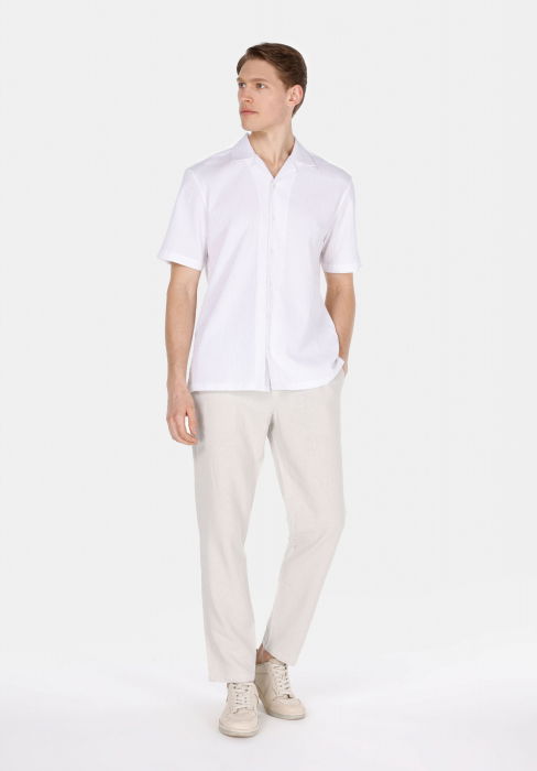 COLIN'S Camasa Cu Maneca Scurta Alba Regular Barbati [3]