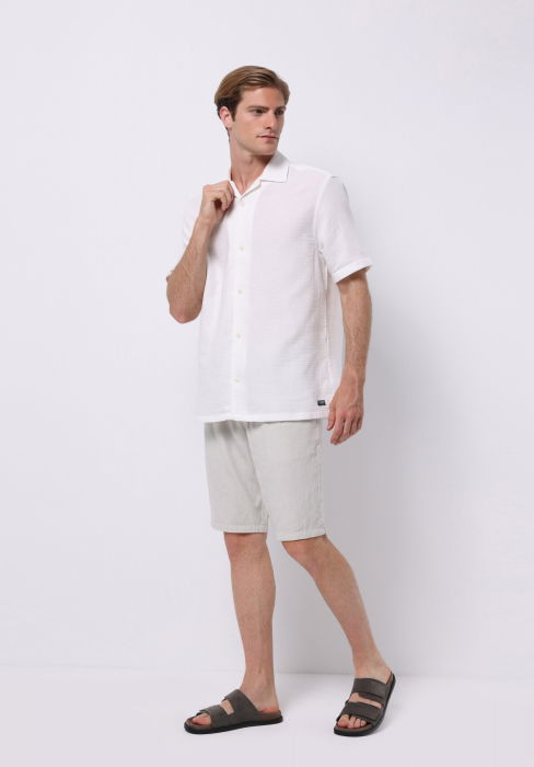 COLIN'S Camasa Cu Maneca Scurta Alba Comfort Barbati [3]