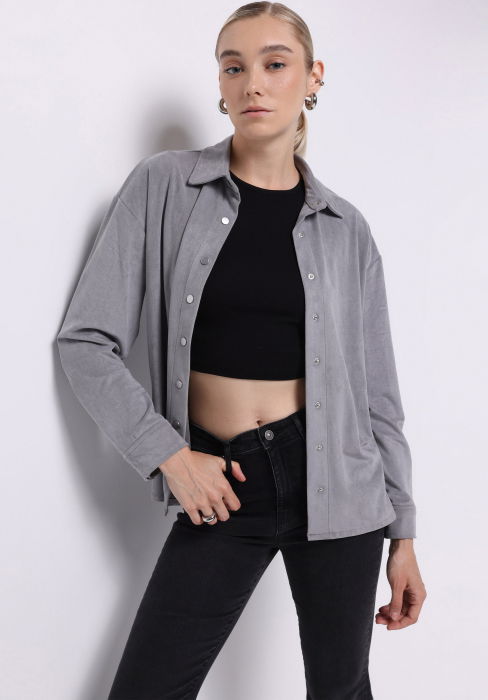COLIN'S Camasa Gri Deschis  Femei [1]