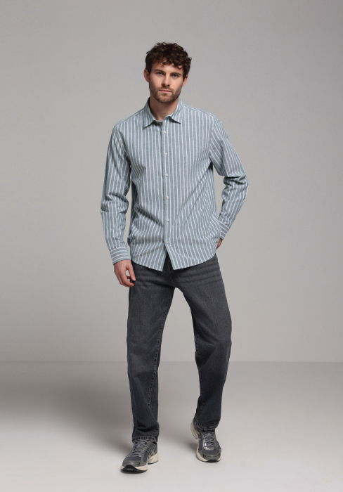 COLIN'S Мужская Рубашка Хаки  [3]