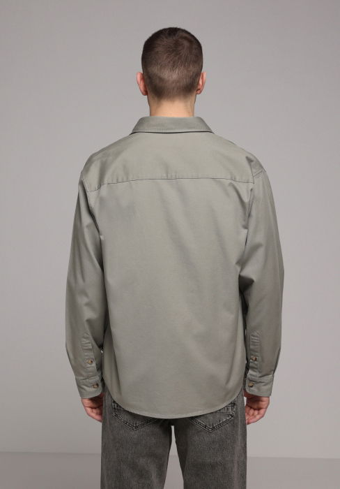 COLIN'S Мужская Рубашка Хаки  [4]