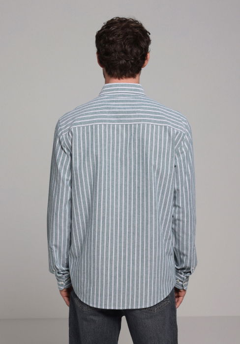 COLIN'S Мужская Рубашка Хаки  [2]