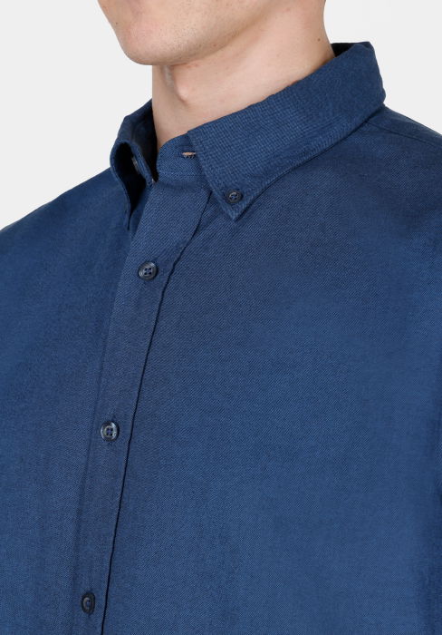 COLIN'S Мужская Рубашка Темно-Синяя Regular [4]