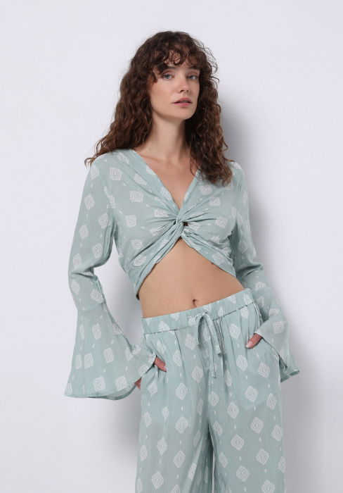 COLIN'S Женская Рубашка Мята Slim [1]