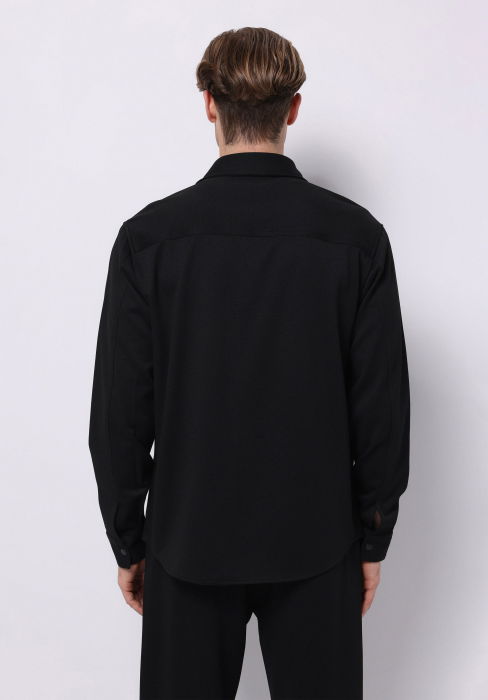 COLIN'S Мужская Рубашка Чёрная  [2]