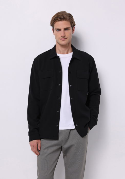 COLIN'S Camasa Neagra  Barbati [1]