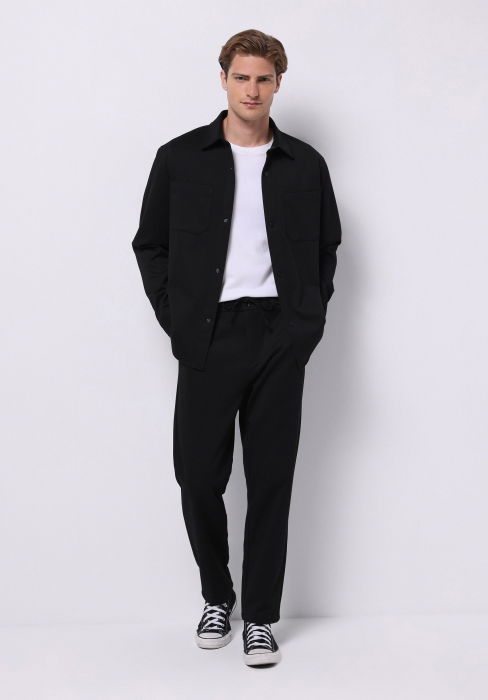 COLIN'S Мужская Рубашка Чёрная  [3]