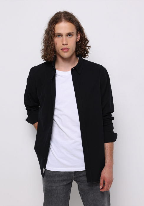 COLIN'S Camasa Neagra  Barbati [1]