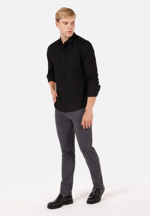 COLIN'S Camasa Neagra Slim Barbati [3]