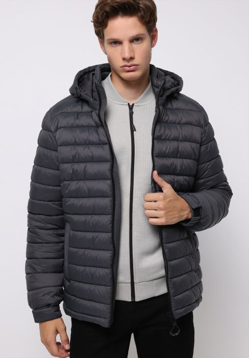 COLIN'S Geaca Gri Inchis Slim Barbati [2]