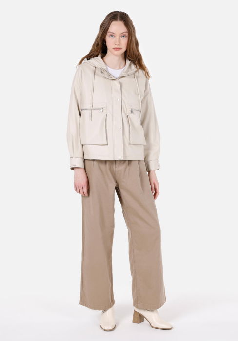 COLIN'S Geaca Bej Regular Femei [3]