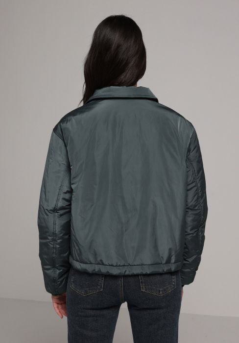 Geaca Verde Regular Femei [2]