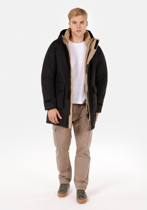 COLIN'S Geaca De Iarna Neagra Regular Barbati [3]