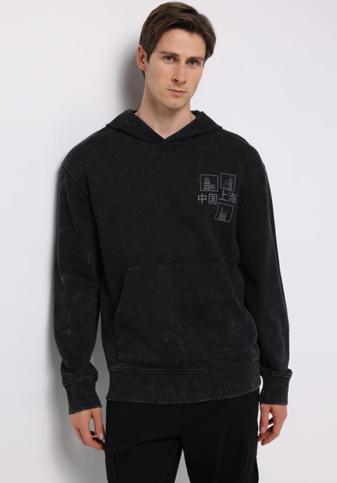 COLIN'S Hanorac Negru  Barbati [2]