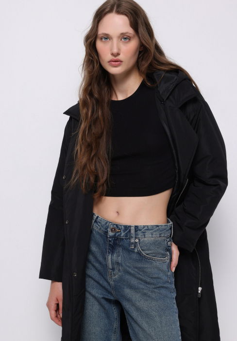 COLIN'S Mantou Negru  Femei [3]