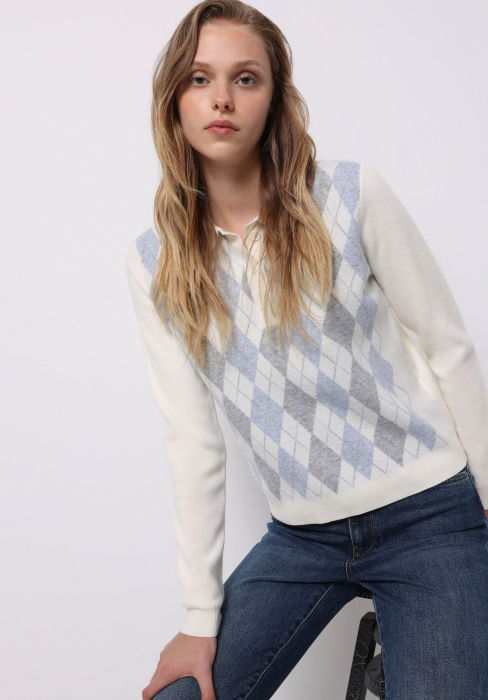 COLIN'S Pulover Crem Regular Femei [1]