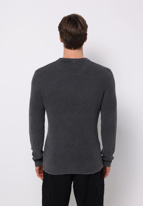 COLIN'S Pulover Gri Inchis  Barbati [4]