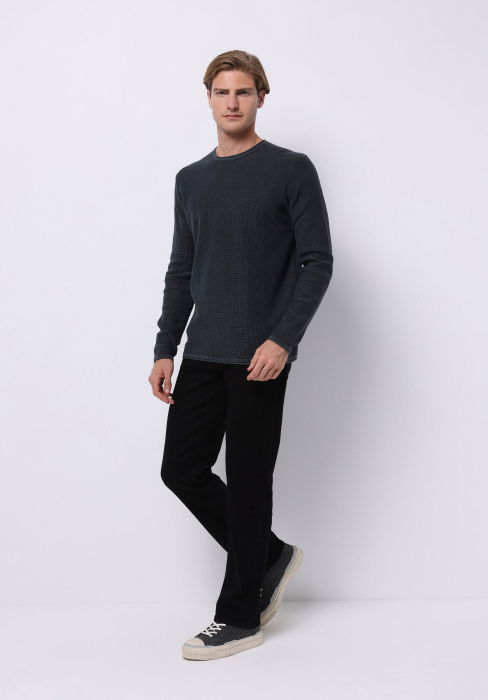 COLIN'S Pulover Gri Inchis  Barbati [3]